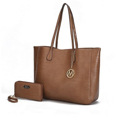 MKF Collection Sadie Oversize Handbag Women Tote & Wallet Set by Mia K
