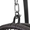 CAVINAS Outdoor Egg Swing Chair for Patio,High Quality Wicker Chair,Hammock Swing Chair for Patio,Living Room&Balcony,Waterproof,350LBS Capacity,Gray - 4 of 4