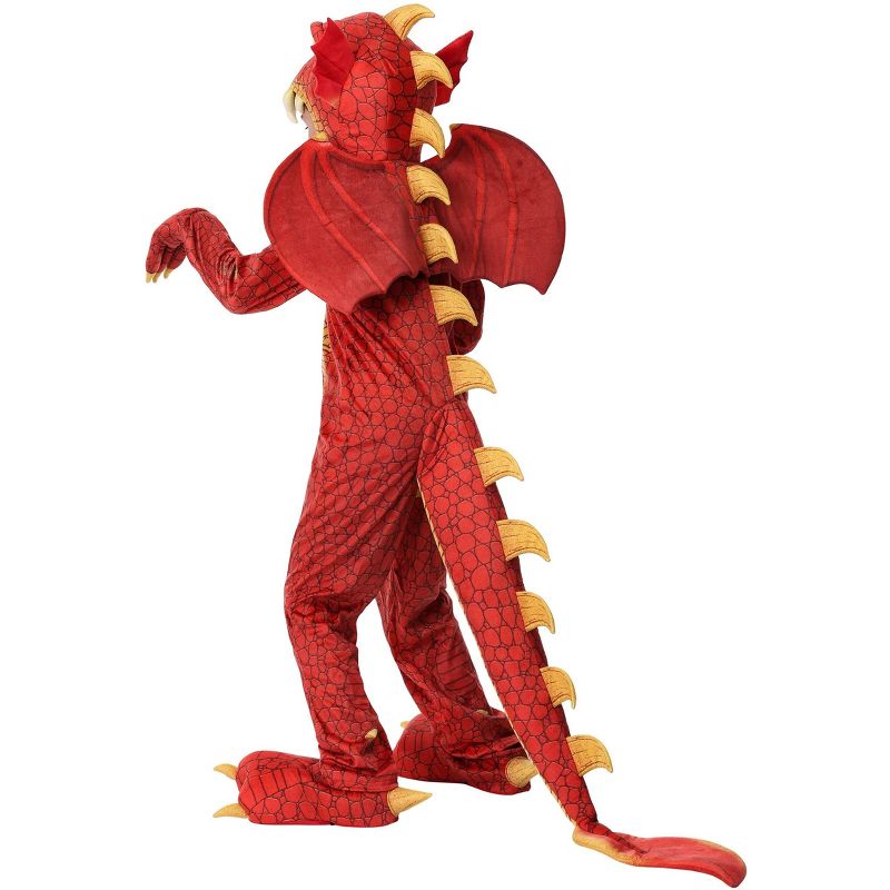 HalloweenCostumes.com Child Deluxe Red Dragon Costume, 2 of 3