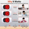 Red Light Therapy Cap for Hair Growth - 5 Modes Laser Hair Cap - No Drugs Non-Invasive Light Therapy Hat for Hair Regrowth at Home & Travel - BLACK - 3 of 4
