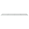 vidaXL Door Canopy Gray and Transparent 137.8 in.x31.5 in. Polycarbonate - 3 of 4