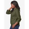 Jessica London Women's Plus Size Cable Crewneck Sweater - 4 of 4