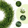 Unique Bargains Farmhouse Decor Front Door Hanging Artificial Wreaths for All Season - 2 of 4