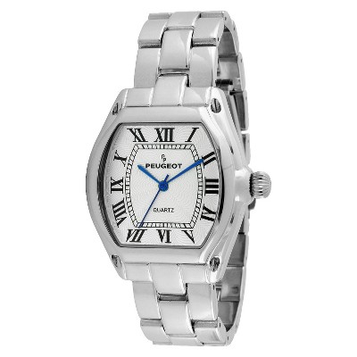 Peugeot Women's Roman Numeral Bracelet Watch - Silver