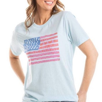Women's American Flag Short Sleeve T-shirt - Katydid