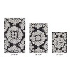 Medallion Collection 100% Cotton Tufted Bath Rug Set of 3 - Better Trends - 4 of 4