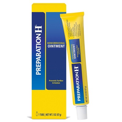 Read reviews and buy Preparation H Hemorrhoidal Ointment - 2oz at Target. Choose from Same Day Delivery, Drive Up or Order Pickup. Free standard shipping with $35 orders. Expect More. Pay Less.