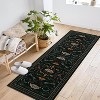 Washable Soft Area Rugs for Living Room Bedroom Ultra-Thin Non Slip Dining Room Stain Resistant Rug Carpet for Office Nursery Bedroom - 2 of 4