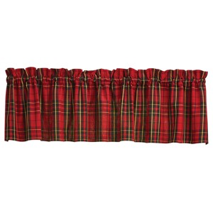 Park Designs Sportsman Plaid Valance 14''L - 1 of 4