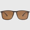 Anna-Kaci  Unisex Square Polarized Lightweight UV Protection Sunglasses - Brown Frame - Brown Lens - 2 of 4