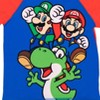 SUPER MARIO Nintendo Yoshi Luigi Mario Pullover Rash Guard and Swim Trunks with Removable Patches Outfit Set Toddler - 4 of 4