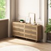 KIGFTSOD 59.06"6-Drawers Rattan Storage Dresser Rattan Drawer - 2 of 4