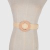 Anna-Kaci Bohemian - Style Woven Belt with Round Plastic Buckle - 3 of 4