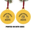 Cameron University Aggies Logo Aluminum Holiday Christmas Tree Ornament - 2 of 4