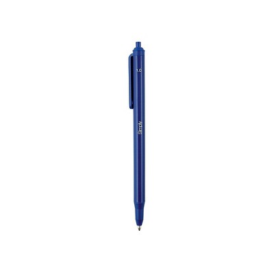 Staples SIMPLY BALLPOINT RT MED BLU DZ 2498033