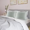 PiccoCasa Silky Satin Soft Breathable Envelope Closure Pillowcases 2 Pcs - 2 of 4
