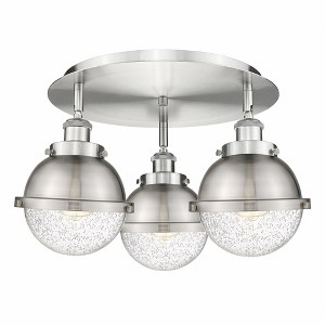 Ballston Urban - 3 Light Flush Mount In Art Deco Style-10.75 Inches Tall and 18.25 Inches Wide - 1 of 1