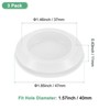 Unique Bargains Silicone Waterproof Durable Shock Absorption Mechanical Fasteners White - 3 of 4