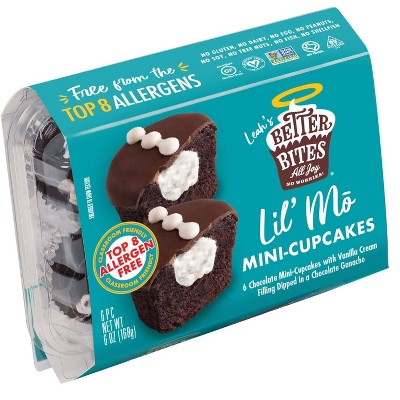 Better Bites Gluten Free Vegan Lil' Mo Mini Cupcakes - 6ct