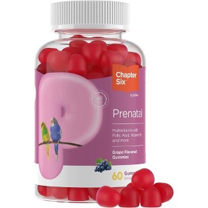 Zahler Women's Prenatal Gummies, Grape Flavor, Prenatal Multivitamins for Women with Folic Acid, Vegetarian & Kosher Pregnancy Vitamins - 60 Count - 1 of 4