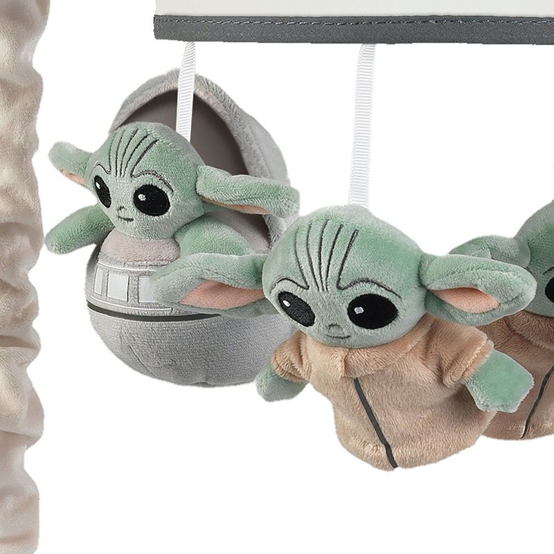 Lambs & Ivy Star Wars The Child/Baby Yoda Musical Baby Crib Mobile Soother Toy, 2 of 8
