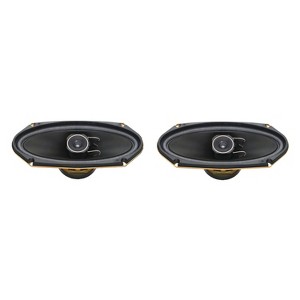 Pioneer® A-Series TS-A4103 4-In. x 10-In. 120-Watt-Max-Power 2-Way Full-Range Coaxial Speakers, Black, 2 Count - 1 of 4