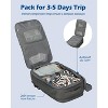 Hynes Eagle 40L TSA Friendly Travel Backpack + Fanny Pack-Grey - 4 of 4