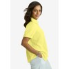 Jessica London Women's Plus Size Gauze Camp Shirt - 4 of 4