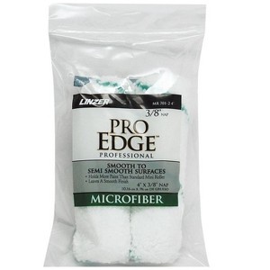 Linzer Pro Edge Microfiber 4 in W X 3/8 in Mini Paint Roller Cover 2 pk - 1 of 1