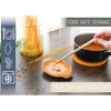 Nat & Jules Mandala Burnt Orange 6 x 4 Glossy Ceramic Oval Countertop Spoon Rest - 3 of 4