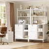 Aheaplus Filing Cabinet with Lock & Charging Station - 3 of 4
