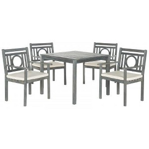 Montclair 5 Pc Dining Set - Outdoor - PAT6721 - Safavieh - 1 of 4