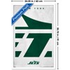 Trends International NFL New York Jets - Logo 25 Framed Wall Poster Prints - 3 of 4