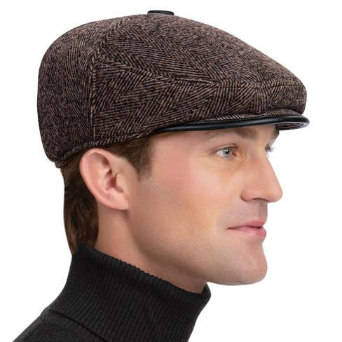 Herringbone-Tweed Peaky-Blinder-Hats Men Classic Newsboy-Flat Ivy-Gatsby  Cap Dark Gray : : Clothing, Shoes & Accessories