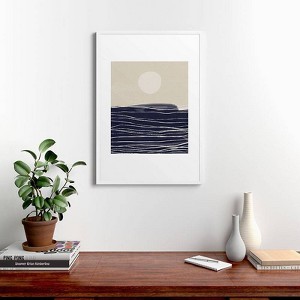 Alisa Galitsyna Abstract Seascape 2 Framed Wall Art - Deny Designs - 1 of 4