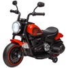 Aosom Kids Motorcycle with Training Wheels, 6V Battery-Operated Motorbike for Kids with SIngle-Button Start, Headlight, for 18-48 Months - 4 of 4