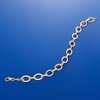 Ross-Simons 14kt Yellow Gold Flat Oval-Link Bracelet Size 8 - 3 of 4
