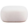 Zuo Pisco Ottoman Beige & Black - 2 of 4