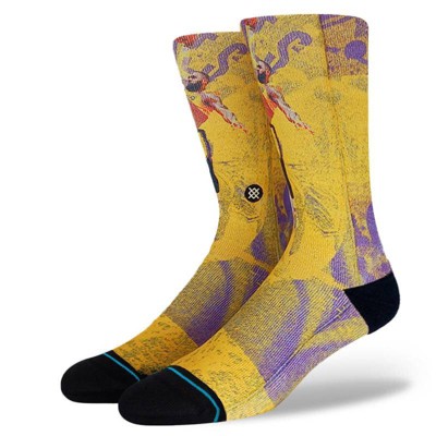 NBA Los Angeles Lakers Scratch Player Large Crew Socks - Lebron James