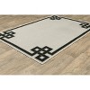 Oriental Weavers Torrey 1530I Light Grey/ Black Indoor/Outdoor Area Rug - 1'10" x 3'9" - 2 of 4