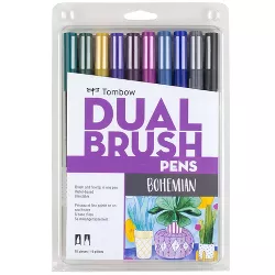 Tombow 10ct Dual Brush Pen Art Markers - Bohemian