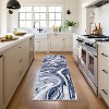 Modern Abstract Rug, Machine Washable Carpet with Non-Slip Backing, Stain Resistant Foldable Area Rug for Living Room, Bedroom - 2 of 4