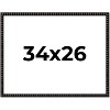 PosterPalooza | 34x26 Bamboo Picture Frame, UV Acrylic, 4 Finishes - Brown, Black, Gold, and Natural - 2 of 4