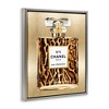 Stupell Industries Wildlife Pattern Perfume Black Framed Floater Canvas Wall Art - 3 of 4