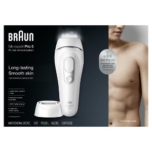 Braun IPL Silk·expert Pro 5 PL5145 Hair Removal for Women & Men, White and Gold - 1 of 4