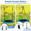 Infans 40" Saucer Tree Swing 660 LBS for Kids Adults Outdoor w/LED Lights Black Blue - 4 of 4