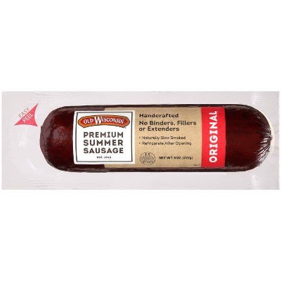 Photo 1 of 2 pack Old Wisconsin Original Summer Sausage - 8oz