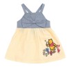 Disney Baby Girls Bodysuit and Square Neck Dress Outfit Set Newborn to Infant - 3 of 4