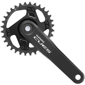 Shimano CUES FC-U4000-1 Crankset - 170mm, 9/10/11-Speed, 32t, Riveted, Square Taper JIS Spindle Interface, Black - 1 of 1