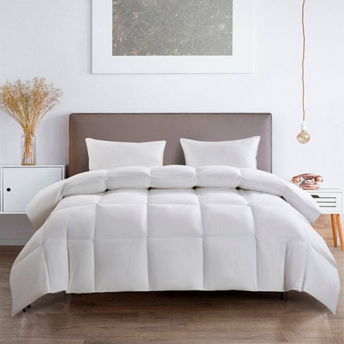 Puredown 400-Thread-Count Heavy Goose Down King Comforter in White